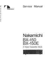 Nakamichi BX-150-BX-150E-Service-Manual